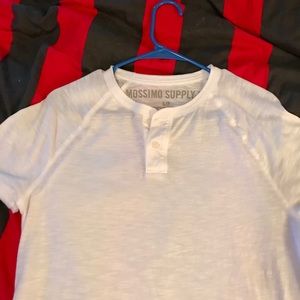 Mossimo co white Henley size small